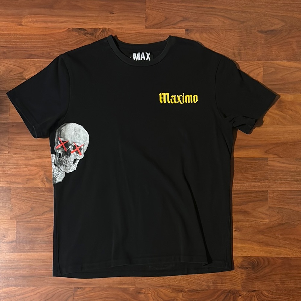 Maximos Black Graphic T-Shirt